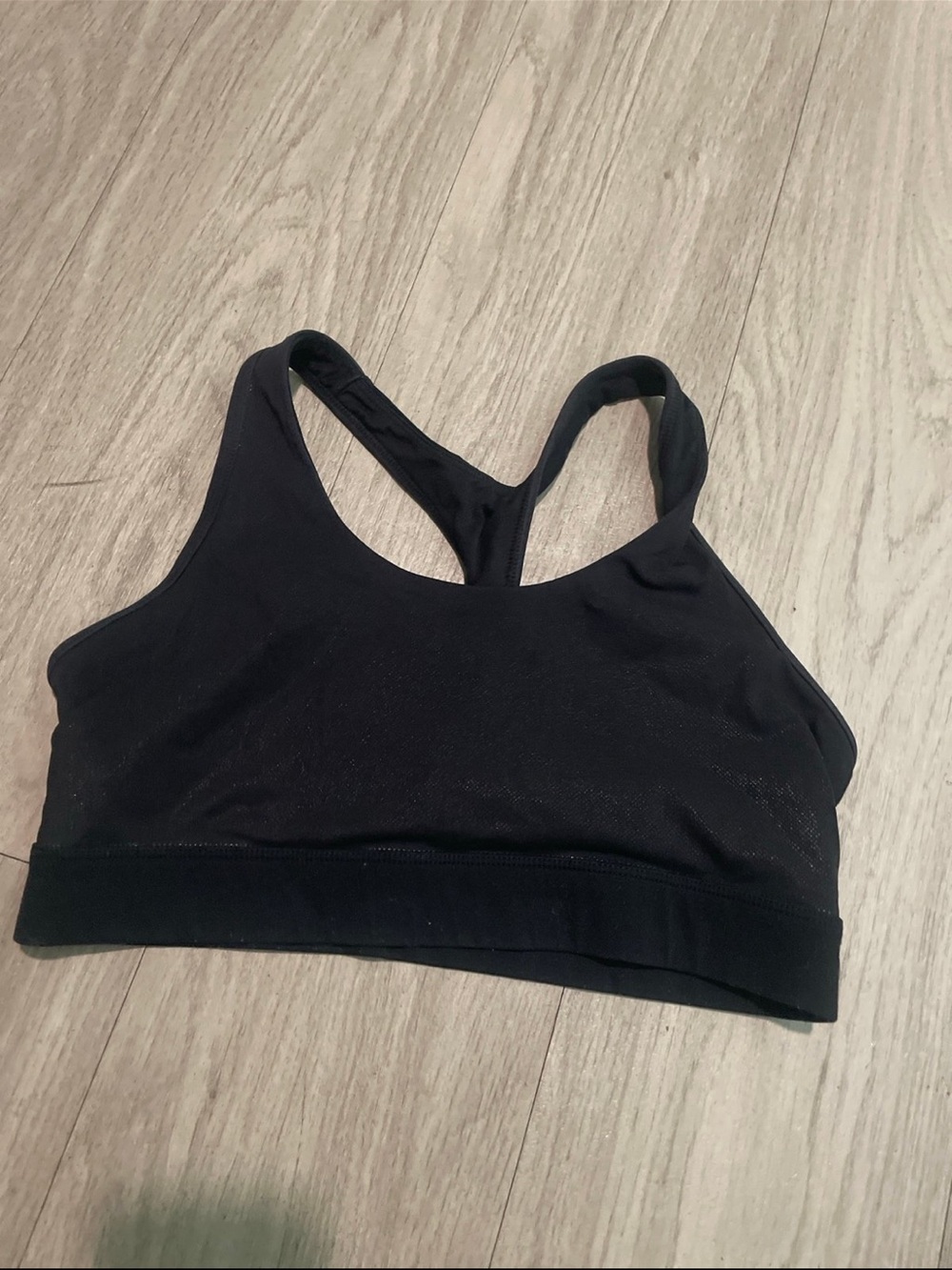 ZYIA Black Racerback Sports Bra